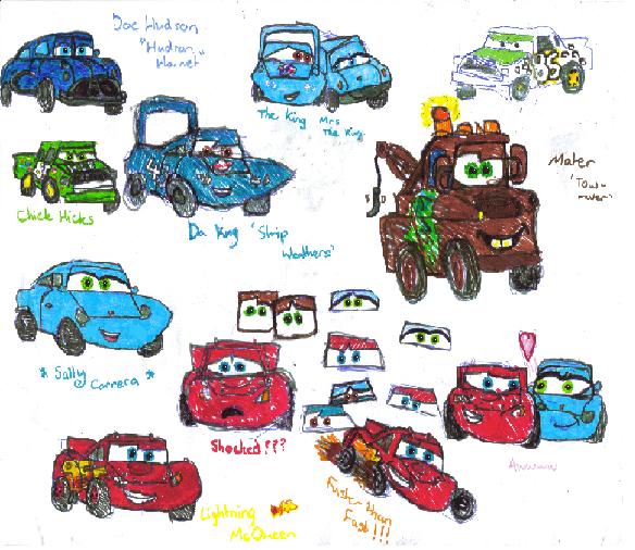 My Cars Doodles by corpsebecky