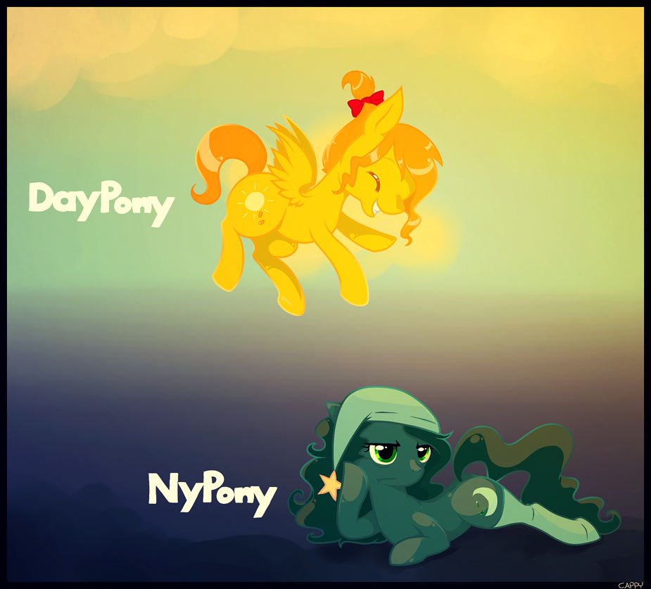 NyPony and DayPony by cottonboon