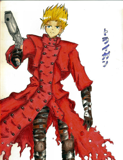 Vash poster for my room! by cowqueen13
