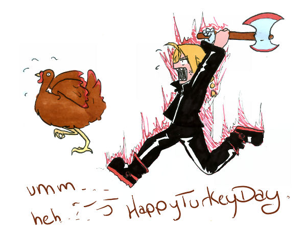 Turkey Time for Edward :D by cowqueen13