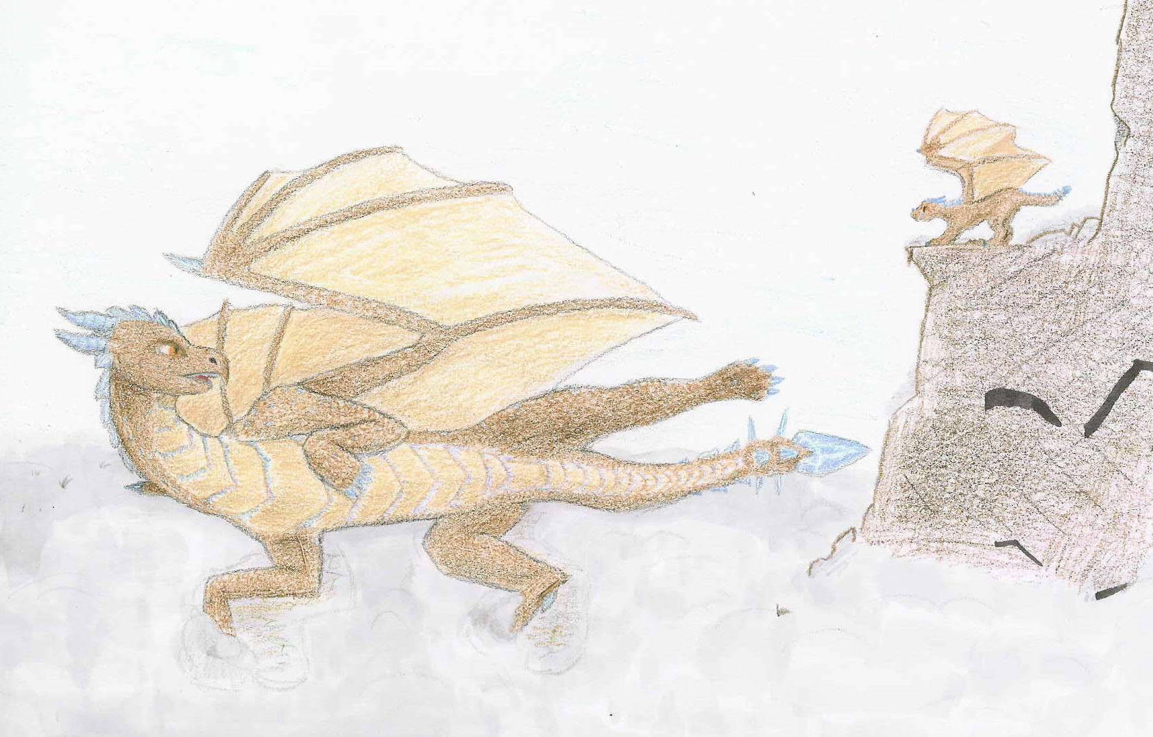 Strata's Snow Dragons by cptShort