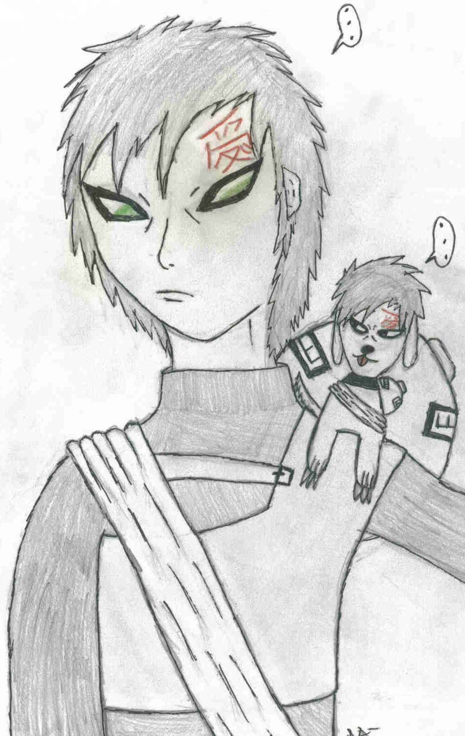 Gaara Request for wolf-girl-ghost by crazicat06