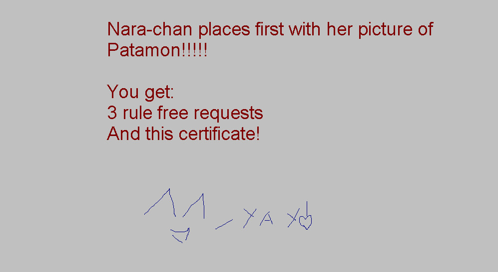 Nara-chan is our winner!!!! by crazicat06