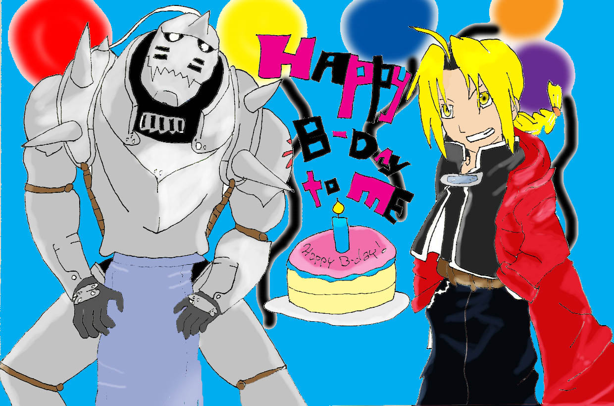 happy birthday to me! (photo shop) by crazy-about-drawing