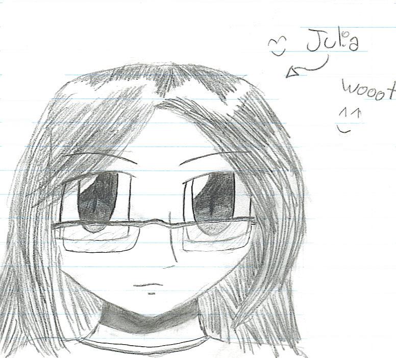 my friend julia by crazy-about-drawing
