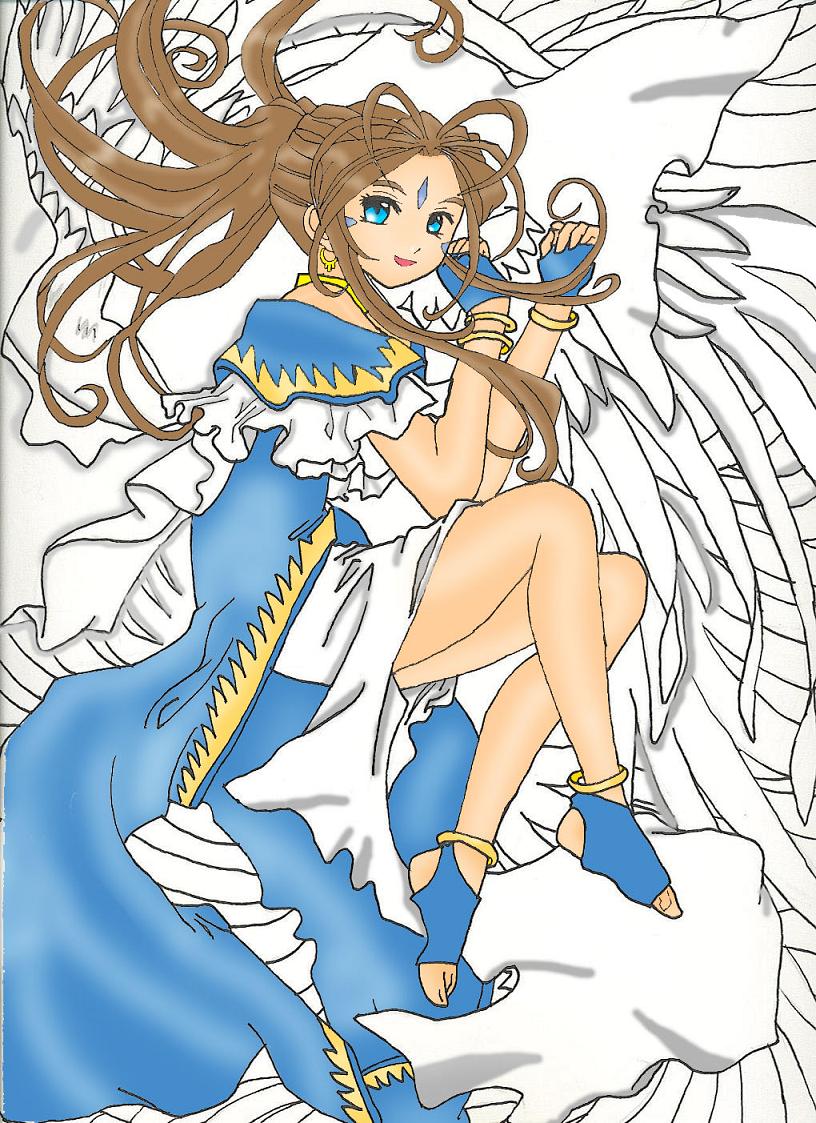 *belldandy (edited) by crazy-about-drawing