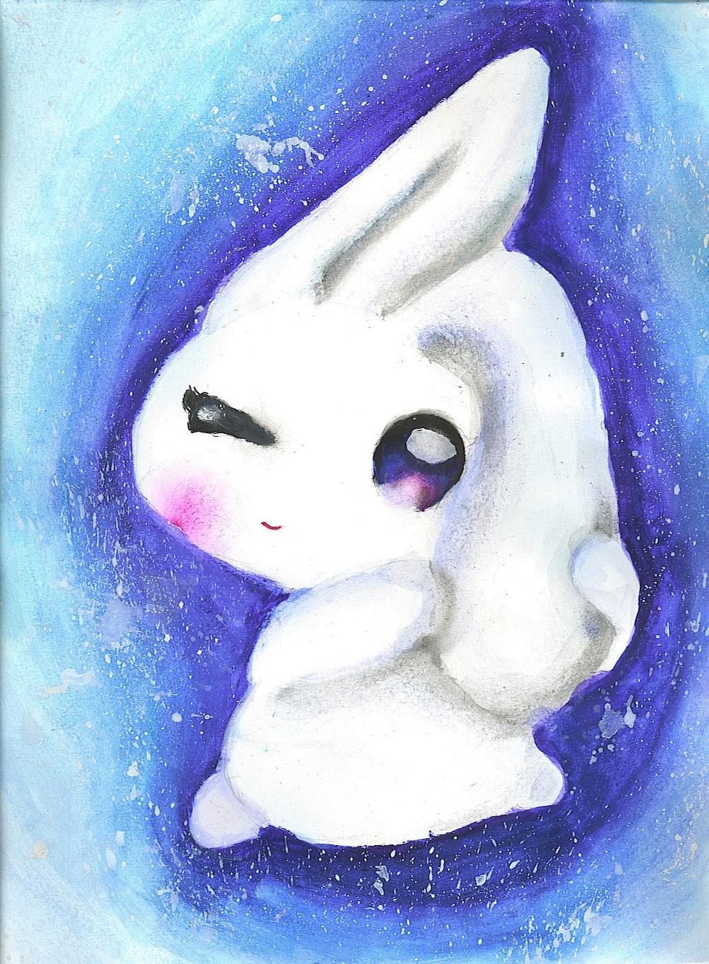 *Anime Bunny by crazy-about-drawing
