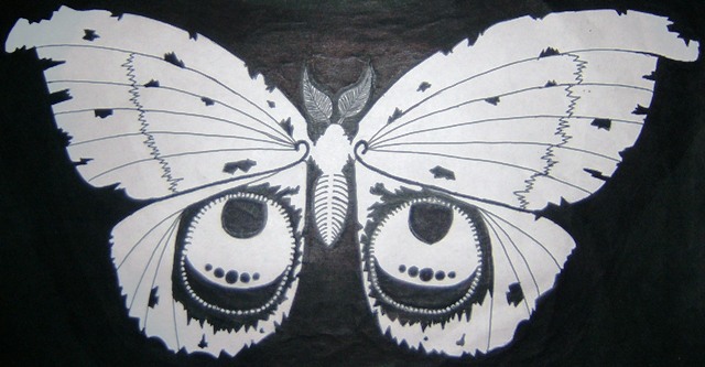 gothic ruby gloom moth by crazy_goth_fish