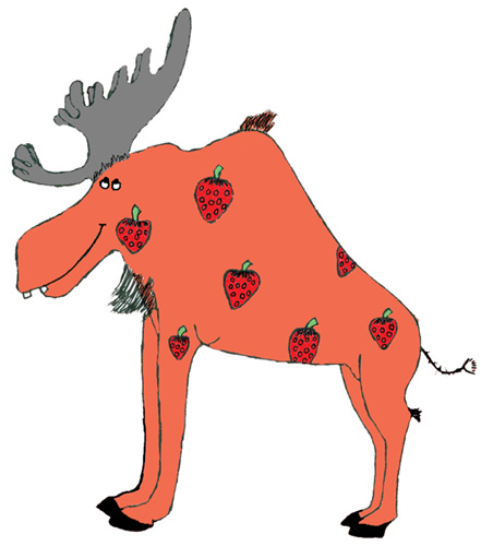 Strawberry moose anyone? by crazy_goth_fish