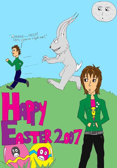 Mighty Boosh Easter by crazybasketcaseloonyfreak