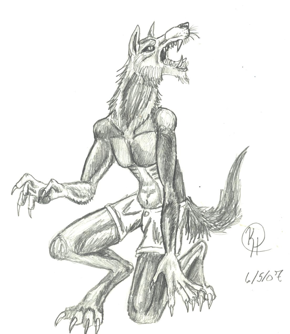 skinny wolf by crazykid15