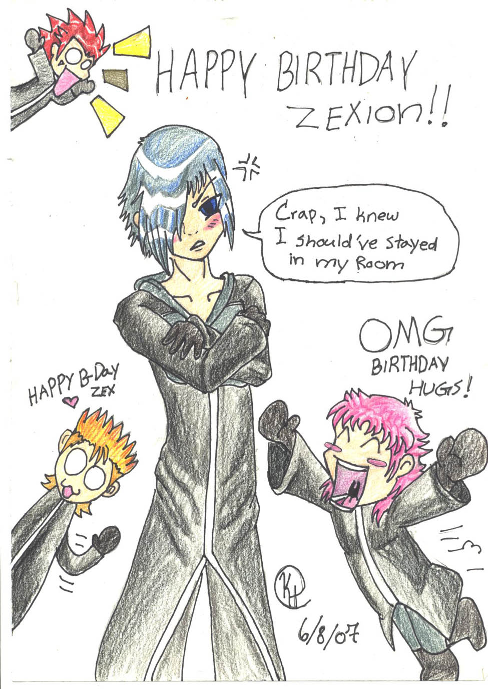 happy b-day Zexion by crazykid15