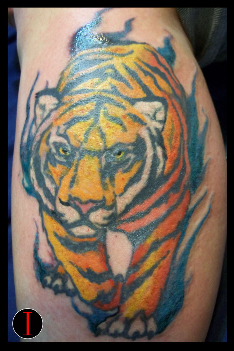Tiger Tattoo by creativeodditiesstudios