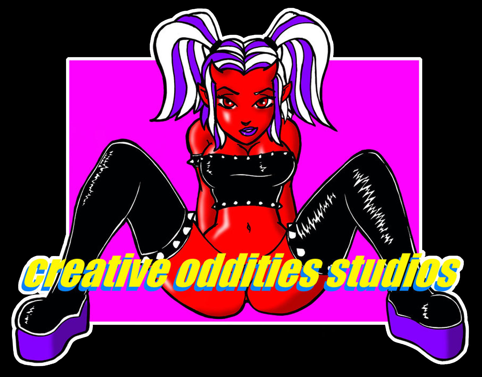 Logo Demon Girl by creativeodditiesstudios