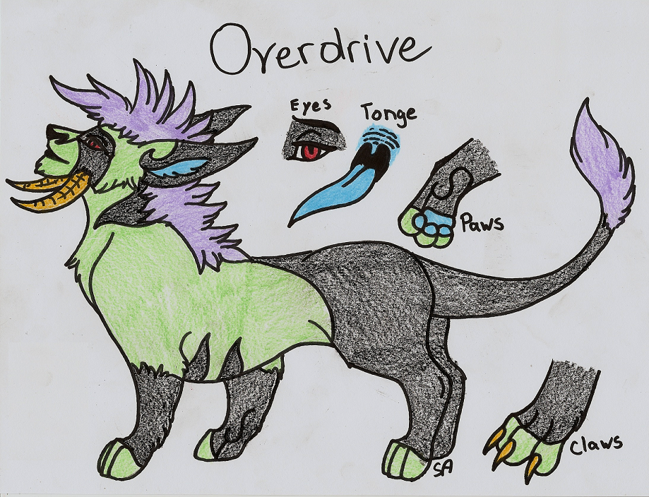 Overdrive Character Sheet by creeperthesneeker