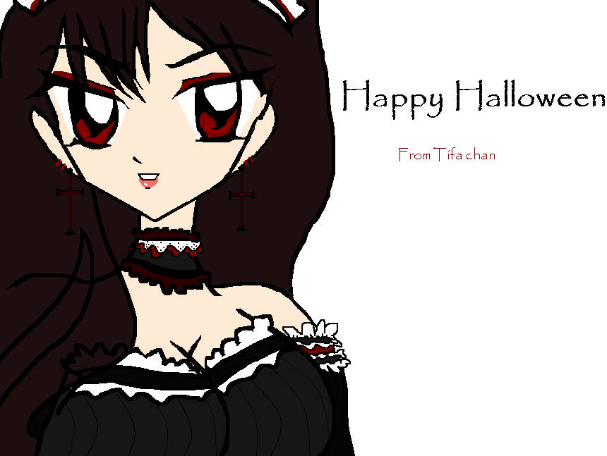 Happy Halloween! from Tifa by cresentmoonsL-Z