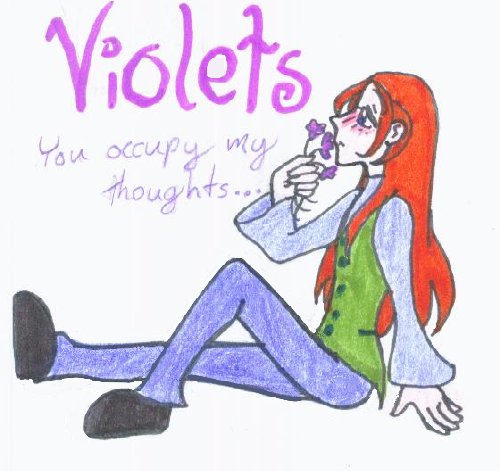 Oren ~ Violets by crimsoncloverv