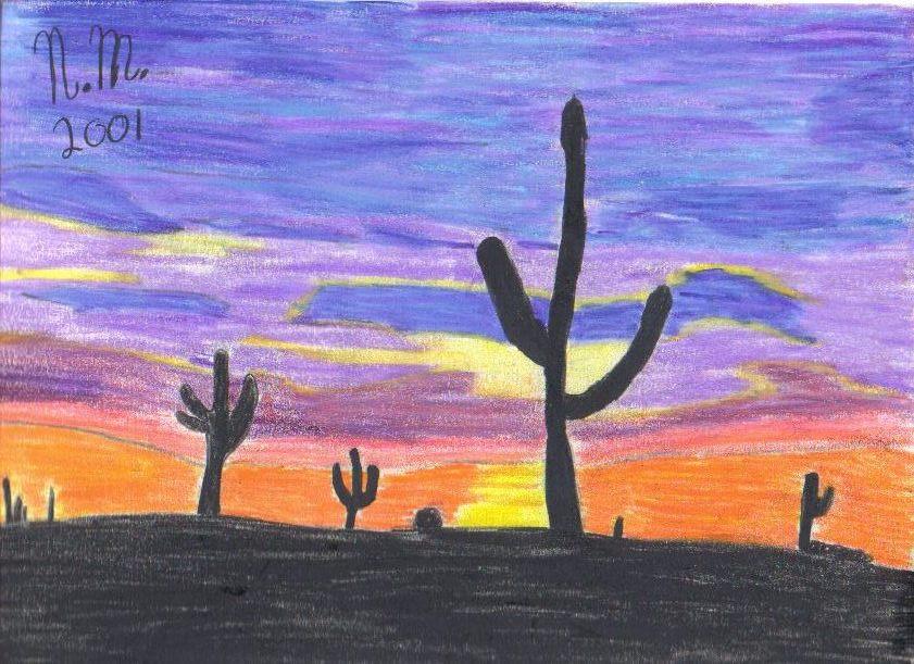 Desert scene by crimsonsky11