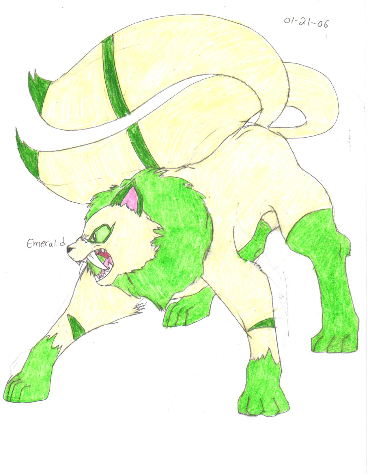 Emerald (big form) by crocdragon89