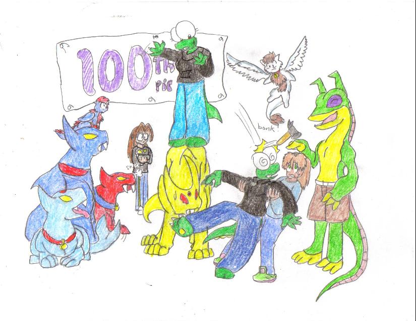 100th pic! by crocdragon89