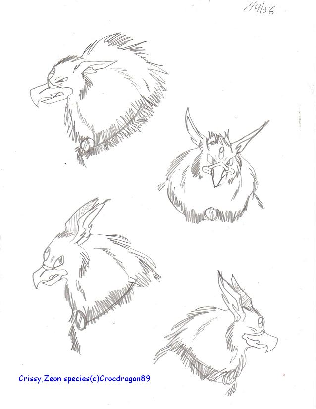 Crissy doodles! by crocdragon89
