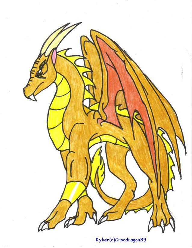 Ryker (Dragon Form) by crocdragon89