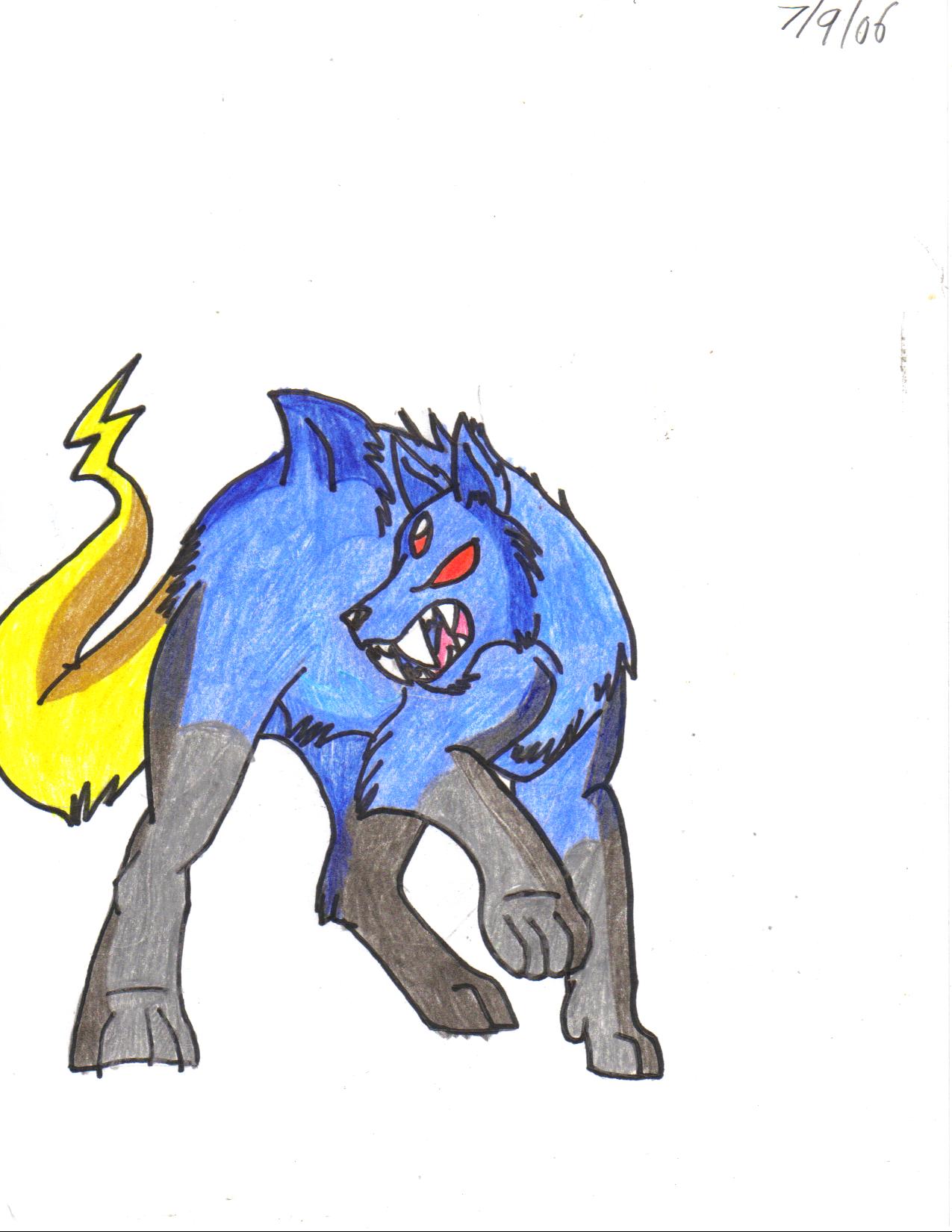 Thunder The Half-breed for Wolf-Girl-Ghost by crocdragon89