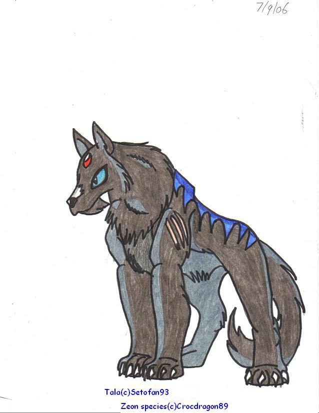 Tala The Wolf Zeon for Setofan93 by crocdragon89