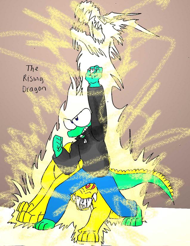 The Rising Dragon by crocdragon89