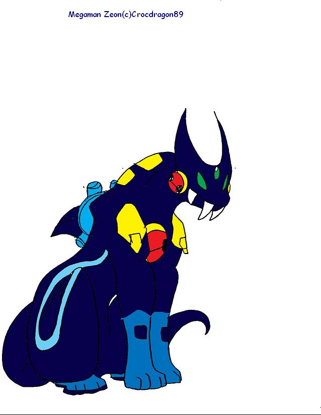 Megaman(Zeon Monsterized) by crocdragon89