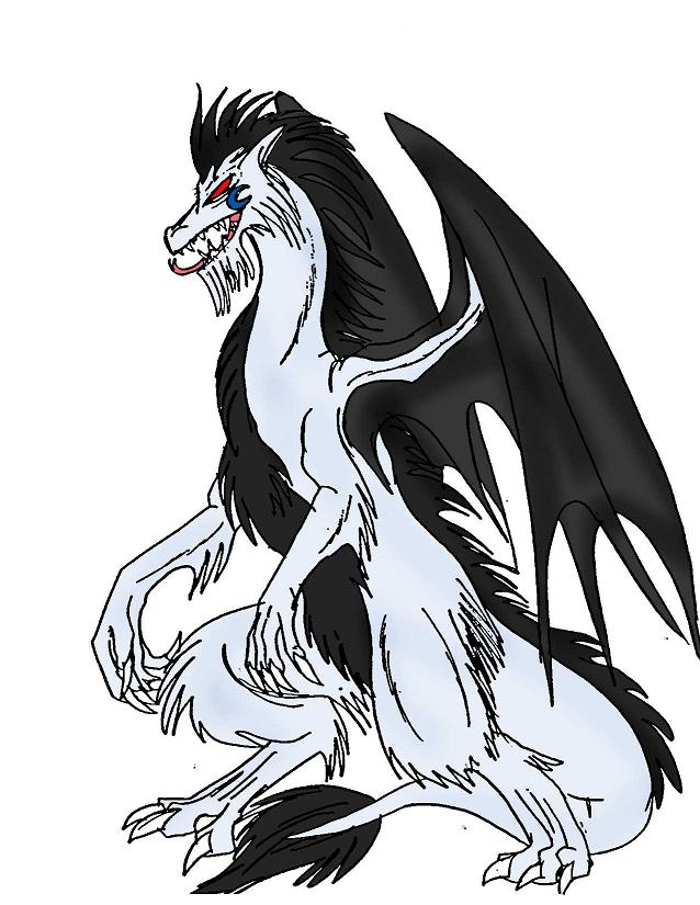 Jigoku The white Dragon by crocdragon89