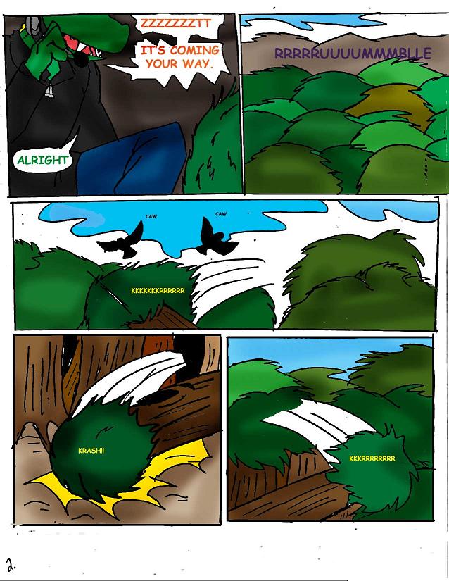 Snake Trouble comic#2 by crocdragon89