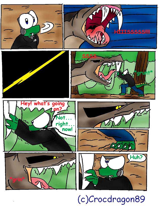 Snake Trouble#7 by crocdragon89