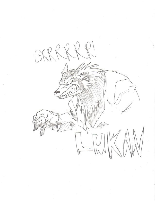 Lukan The Werewolf by crocdragon89