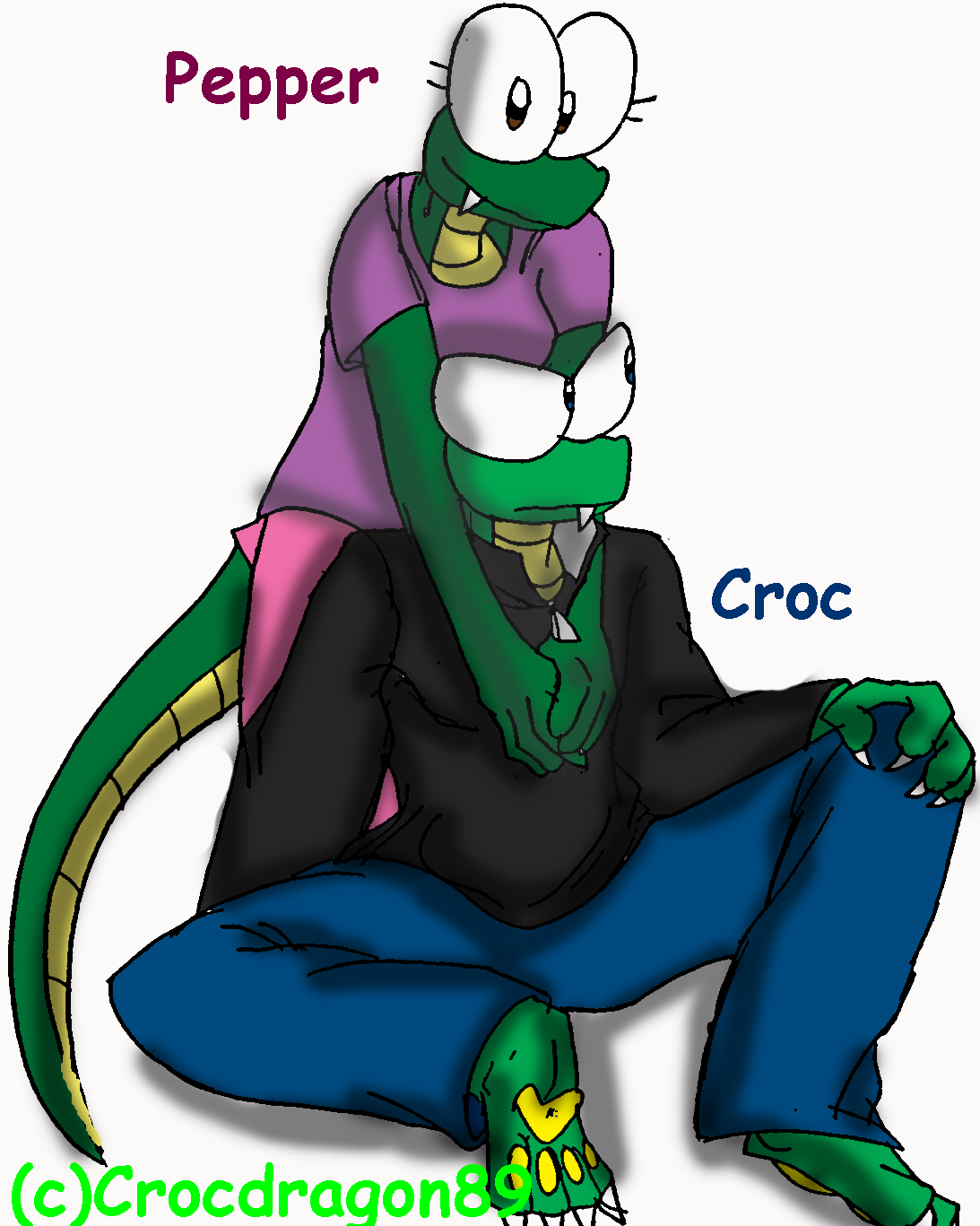 Croc &amp; Pepper by crocdragon89