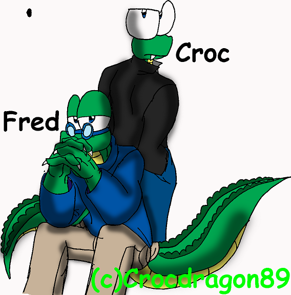 Croc &amp; Fred by crocdragon89