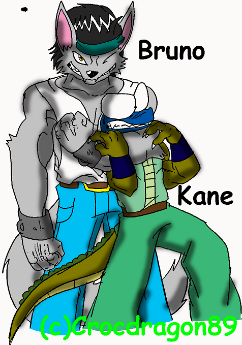 Bruno and Kane by crocdragon89