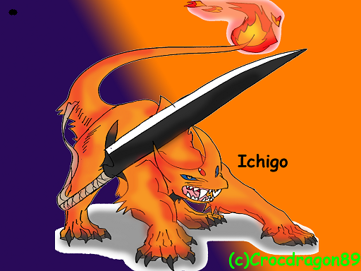 Ichigo(zeon monsterized) by crocdragon89