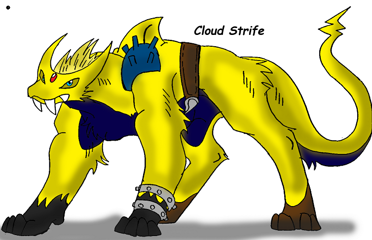 Cloud Strife Zeon For Neonspike3 by crocdragon89