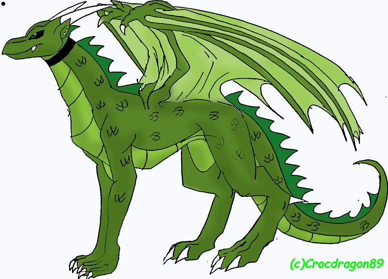 Croc's Dragon Form (remodeled) by crocdragon89