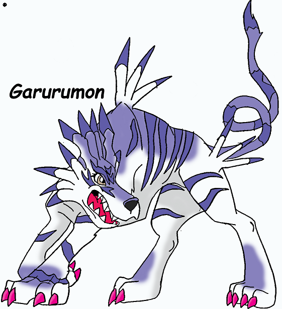 Garurumon by crocdragon89