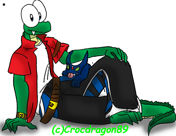 Croc &amp; Milo by crocdragon89