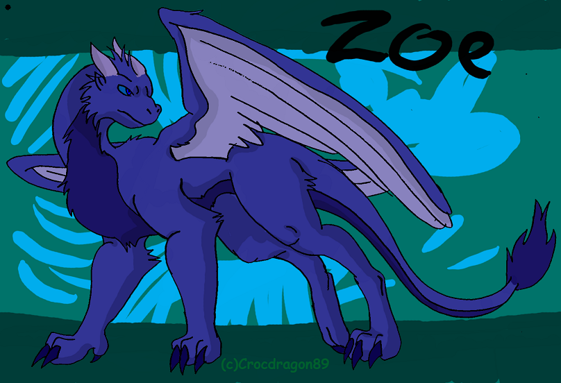 Zoe The Dragon by crocdragon89