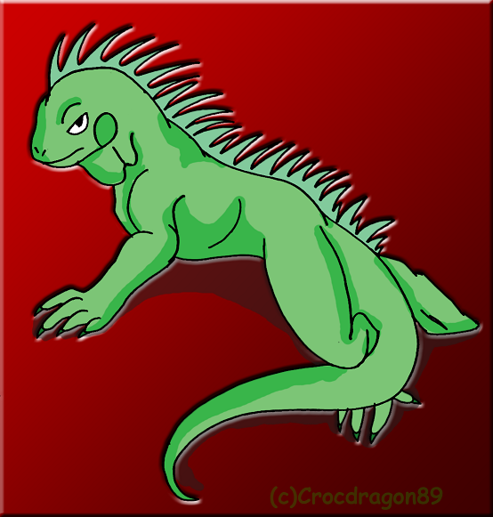 An Iguana by crocdragon89