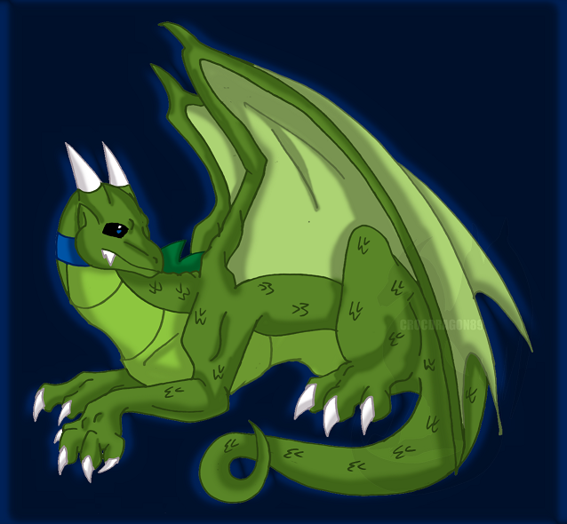 Croc (in dragon form) by crocdragon89