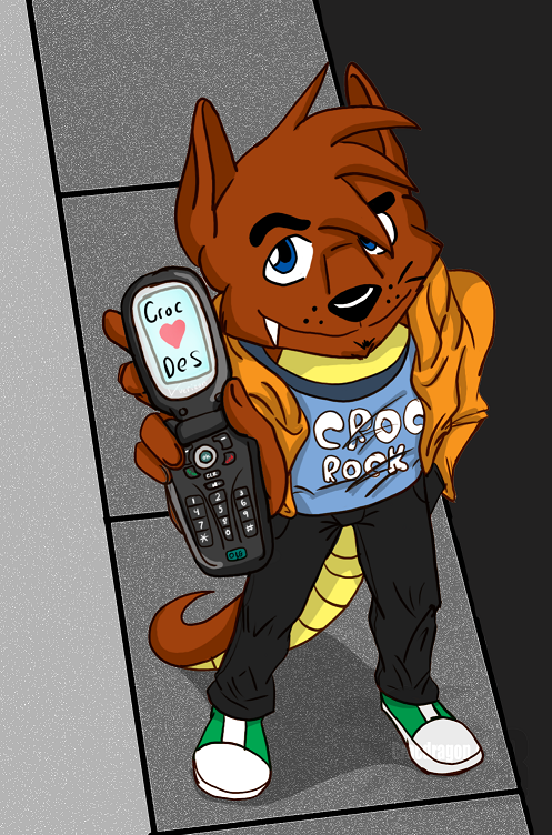 Call Me Up On Mah Cell by crocdragon89