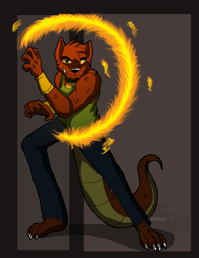 Fire Is Friggin' Awesome by crocdragon89