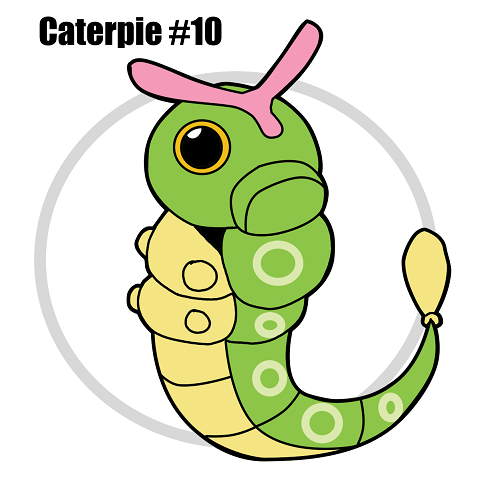 CATERPIE #10 by crocdragon89