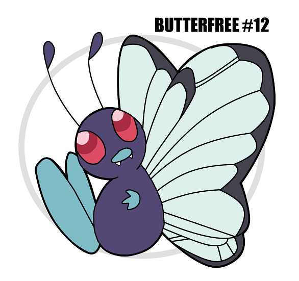 BUTTERFREE #12 by crocdragon89