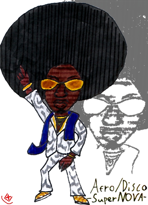 Big Headed Afro by crossslash